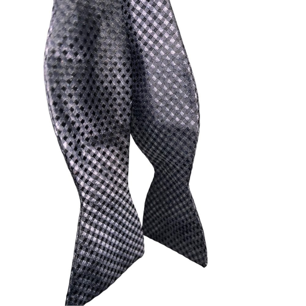 Haspel Men's Gradient Geometric Bow Tie Gray Formal Wedding